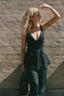 Lola Linen Top / Black