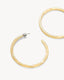 Large Hoops / Citrine