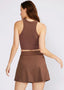 Racerback Ribbed Bra Top / Mocha