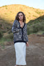 Feliz Sweater Cardigan / Blue Grey