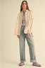 Washed Denim Jacket / Beige