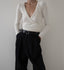Ballet Wrap Top / Ivory