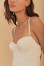 Eyelet One Piece Swimsuit / White Seashell