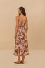 Lace Midi Dress / Pink Tropical