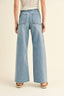 Mia Wide Leg Denim Pants / Denim