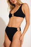 Skylar EcoRib Swim Top / Black