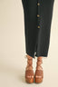 Ribbed Knit Maxi Dress / Black