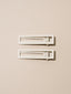 Lu Lu Hair Clips Set / Bone