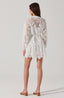 Crochet Lace Mini Dress / White