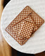 Mara Zip Pouch / Caramel x Sienna Check