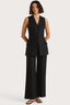 Eloise Linen Vest / Black