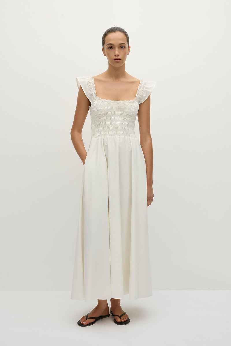 eudora midi dress Eudora Midi Dress / White 8