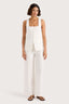 Jackie Linen Vest / White
