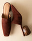 Mina Suede Mule / Chocolate