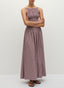 Laia Maxi Dress / Deep Red Gingham
