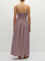 Laia Maxi Dress / Deep Red Gingham