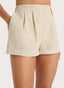 Mirelle Linen Mini Shorts / Natural