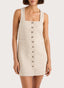 Jaques Mini Dress / Natural