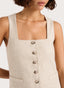 Jaques Mini Dress / Natural