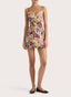 Sanne Linen Mini Dress / Floral
