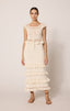 Serena Crochet Ankle Skirt / Ivory