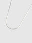 Thin Herringbone Chain / Sterling Silver
