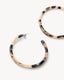Large Hoops / Blonde Tortoise
