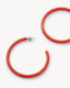 Large Hoops / Poppy