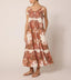 Cindy Ankle Dress / Foulard Paisley