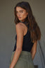 Double Layered Seamless Tank / Black
