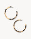 Large Hoops / Blonde Tortoise
