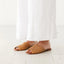 Woven Leather Slide / Miel