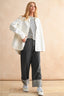 Washed Denim Jacket / White