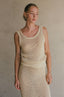 Knit Cotton Blend Tank / Natural