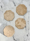 Travertine Coasters / Set of 4