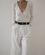 Ballet Wrap Top / Ivory