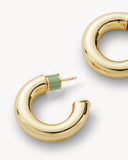 Medium Perfect Hoops / Gold