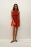 Maria Mini Dress / Dusty Tomato