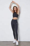 Ribbed Legging / Black