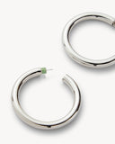 Large Perfect Hoops / Silver