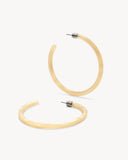 Large Hoops / Citrine