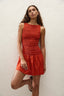 Maria Mini Dress / Dusty Tomato