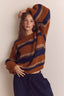 Alpaca Wool Blend Sweater / Stripe