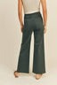 Straight Wide Leg Denim Pants / Faded Navy