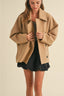 Cape Style Coat / Camel