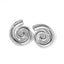 Spiral Earrings / Silver