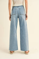 Mia Wide Leg Denim Pants / Denim