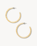 Large Hoops / Citrine