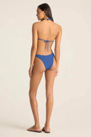 Cosmo EcoRib Swim Top / Chambray