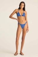 Cosmo EcoRib Swim Top / Chambray